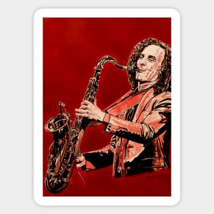 Kenny G saxophone Sticker